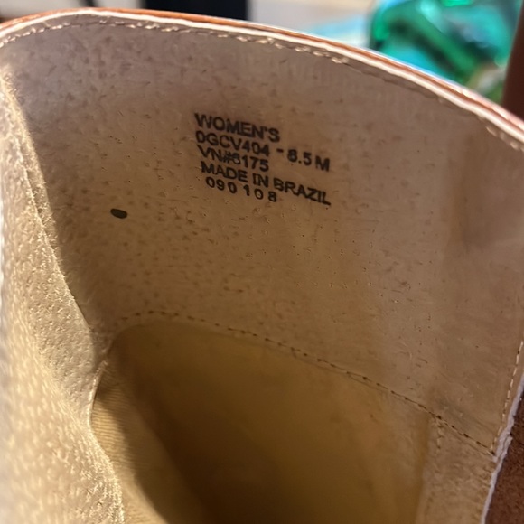 LL Bean caramel color leather boots, size 8.5 - Picture 5 of 5